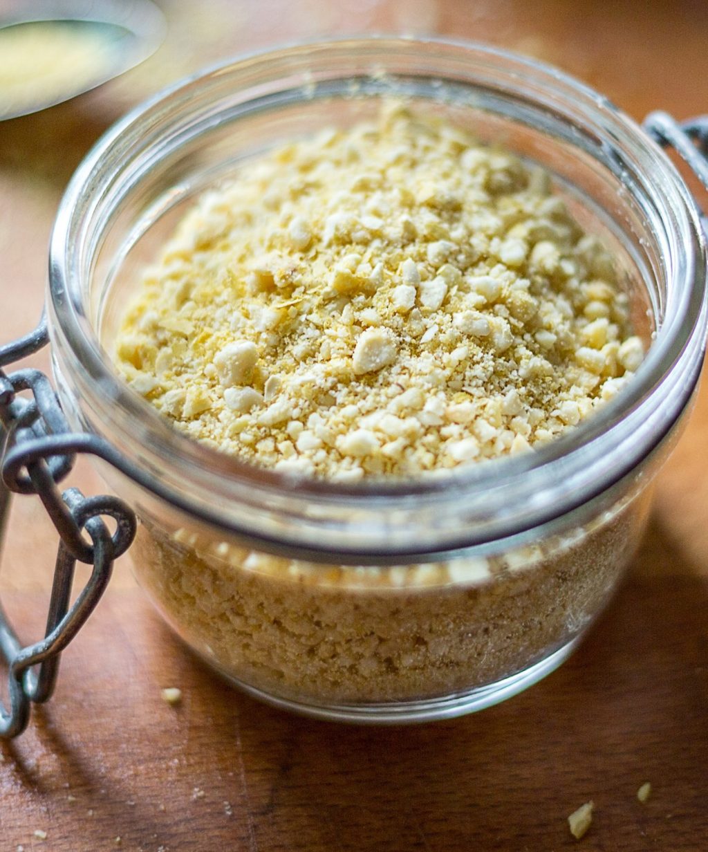 Vegan Parmesan Cheese—made with ground up cashews & nutritional&nbsp;yeast