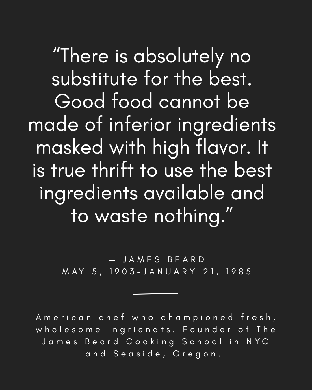 James Beard