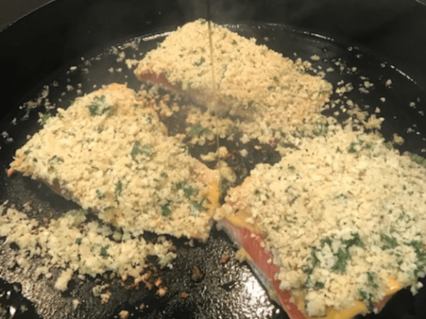 Honey Mustard Baked Salmon—perfectly tangy and&nbsp;sweet