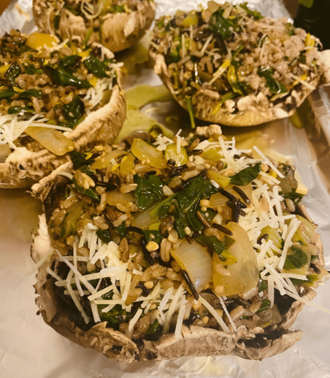 Millet Stuffed Portobello Mushrooms—you won’t miss the&nbsp;meat