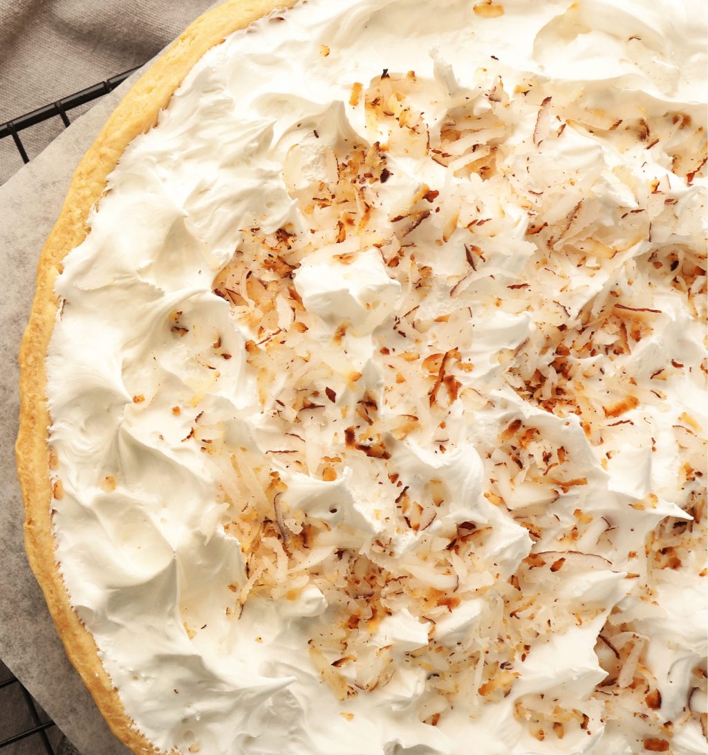 Almost Vegan Coconut Cream Pie—only the egg yolks aren’t&nbsp;vegan