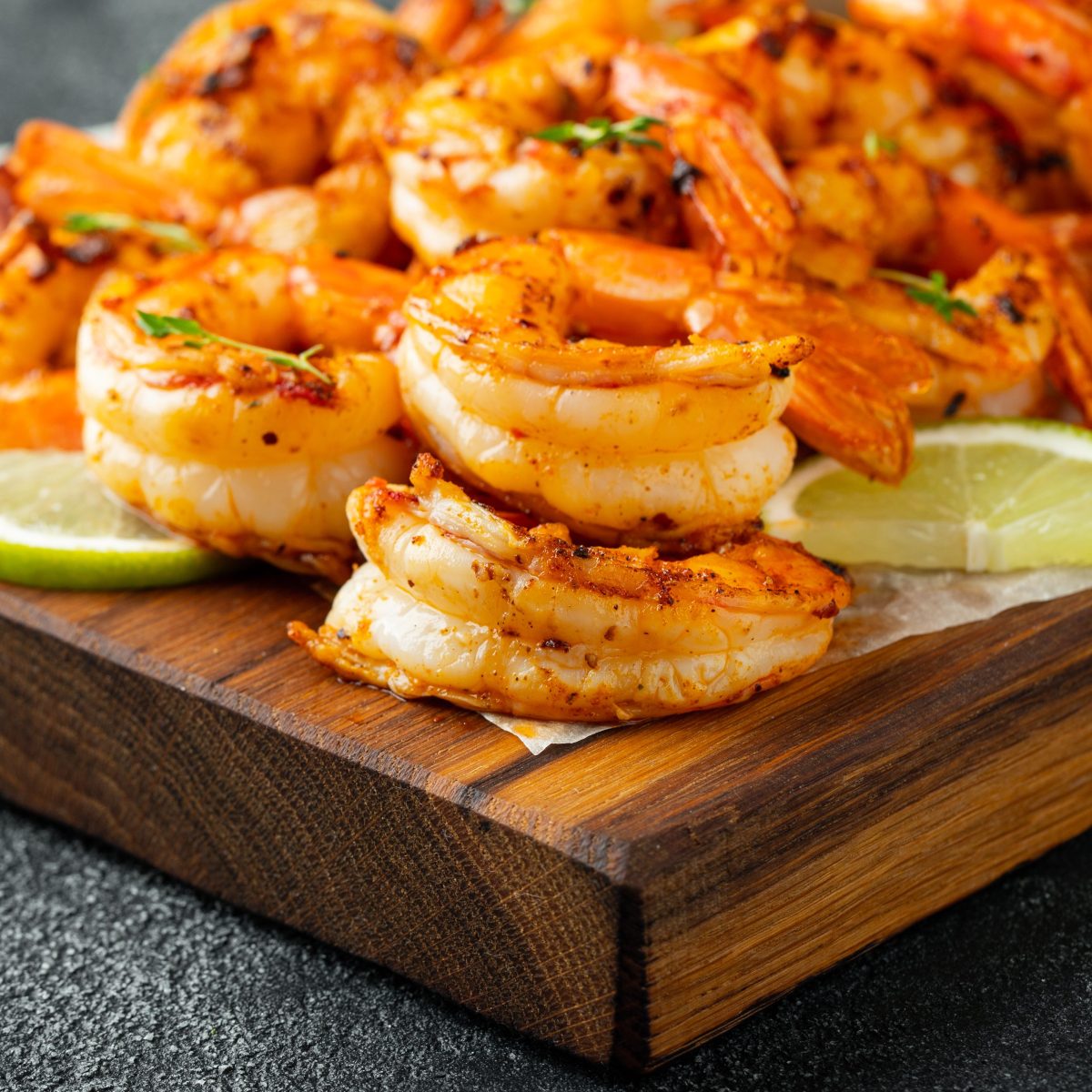 Tequila Lime Shrimp—it only takes a little, but adding the alcohol helps make the spices “stick”
