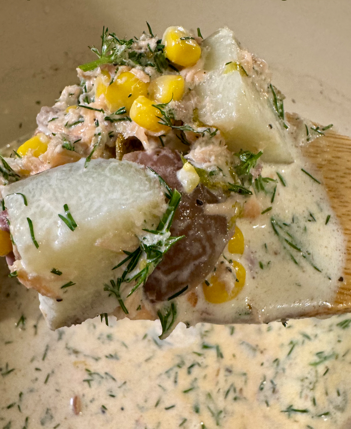 Salmon Chowder—made with wild-caught salmon and a dairy-free base