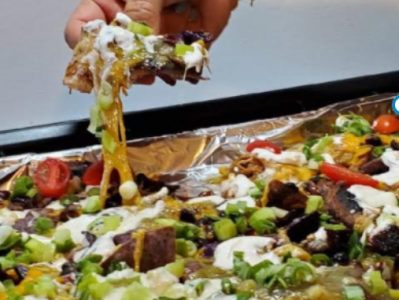 Vegan Nachos with Sauteed Cabbage—amazing texture, crisp and&nbsp;delicious!