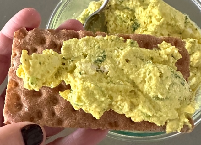 Tofu Pȃté—that tastes and looks like egg salad