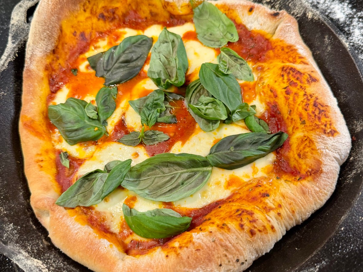 Cast Iron Pizza—authentic, bubbly crust (no pizza oven&nbsp;needed)