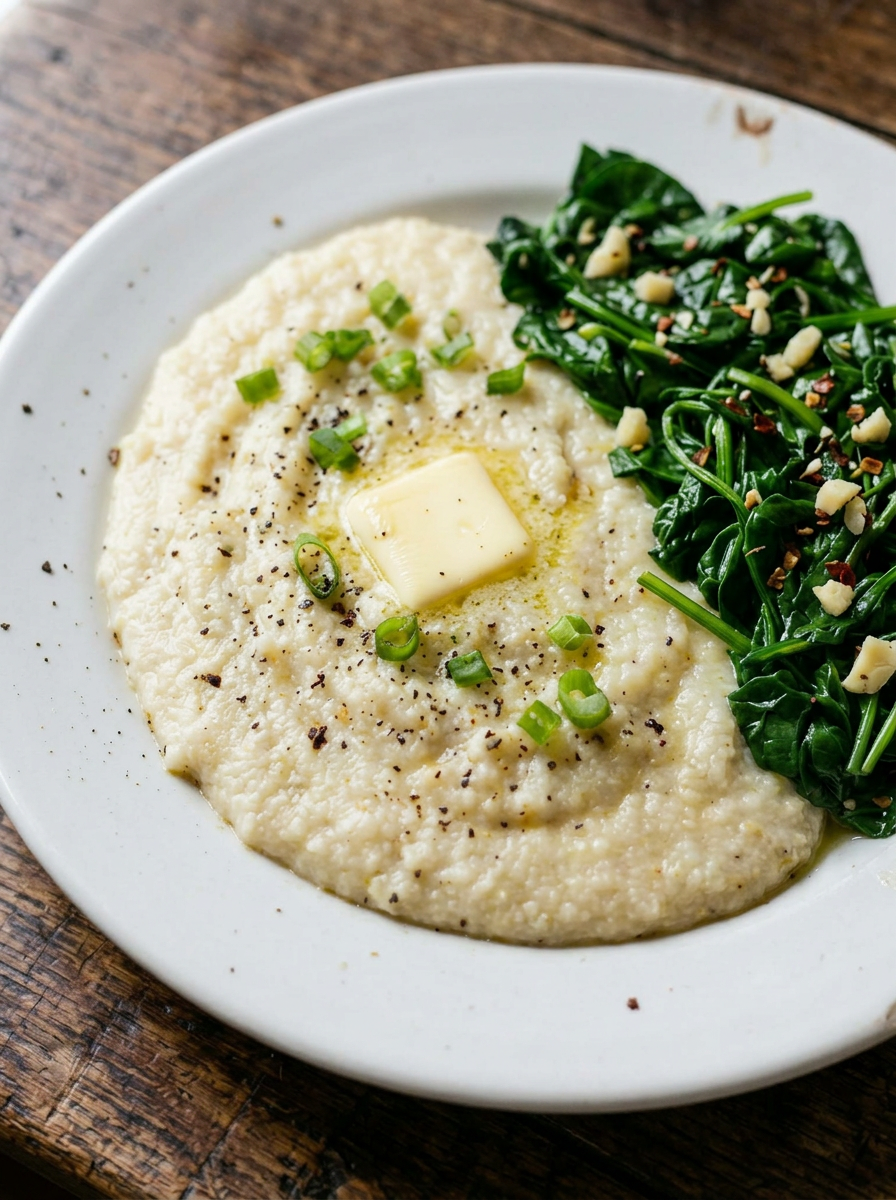 Creamy Vegan Southern-Style Grits—made from scratch