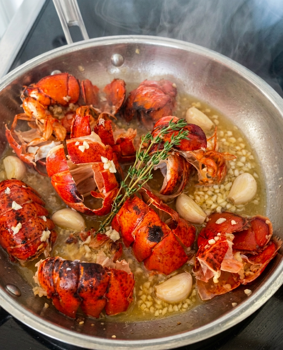 Lobster Bisque (dairy free!)—with broth made from the shells